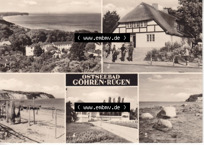 Ansichtskarte bzw. Postkarte aus DDR-Zeiten, Ostseebad Göhren im Norden der DDR Sammlung