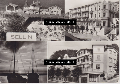 Ansichtskarte bzw. Postkarte aus DDR-Zeiten, Ostseebad Sellin im Norden der DDR Sammlung