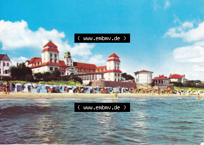 Ansichtskarte bzw. Postkarte in Farbe / Color aus DDR-Zeiten, Bezirk Rostock, Kreis Rügen Ostseebad Binz, unsortierte DDR-Sammlung Sammlung