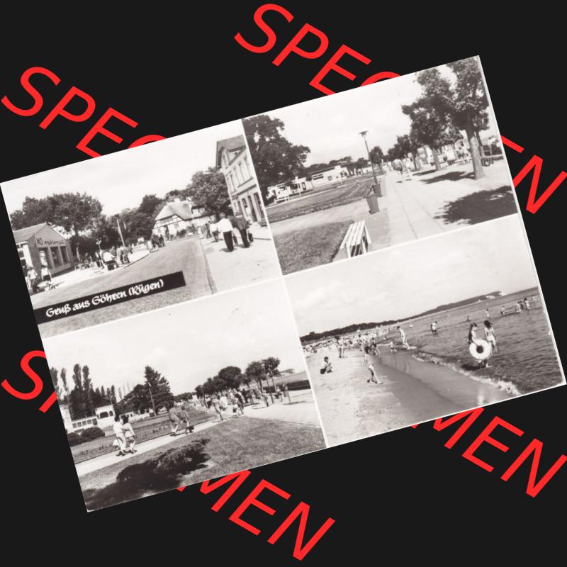Ansichtskarte DDR Bezirk Rostock, Kreis Rügen, Ostseebad Göhren: 1981, Gruß aus Göhren (Rügen) Sammlung