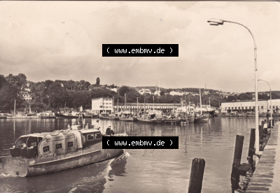 Ansichtskarte bzw. Postkarte aus DDR-Zeiten, Stadt Sassnitz im Norden der DDR Sammlung