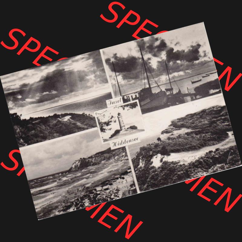 Ansichtskarte DDR Bezirk Rostock, Kreis Rügen, Insel Hiddensee, DDR Insel Hiddensee. s/w - schwarzweiß Ansichtskarte bzw. Postkarte aus DDR-Zeiten der Deutschen... Sammlung