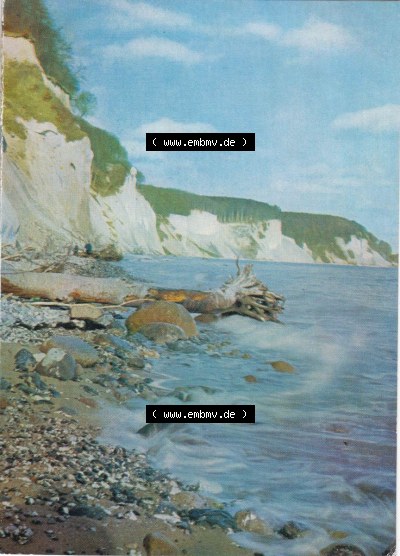 Ansichtskarte bzw. Postkarte aus DDR-Zeiten, der Insel Rügen im Norden der DDR Sammlung