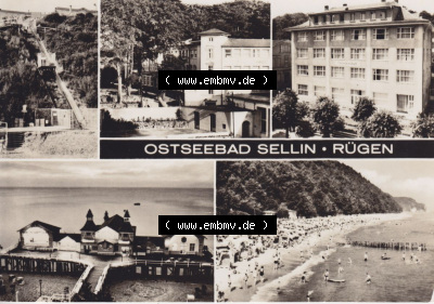 Ansichtskarte bzw. Postkarte aus DDR-Zeiten, Ostseebad Sellin im Norden der DDR Sammlung