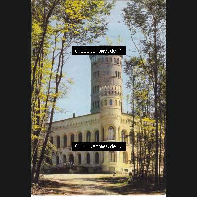 Ansichtskarte DDR Bezirk Rostock, Kreis Rügen, Ostseebad Binz, in Farbe - Color DDR, Ostseebad Binz, Jagdschloss Granitz (1) Sammlung