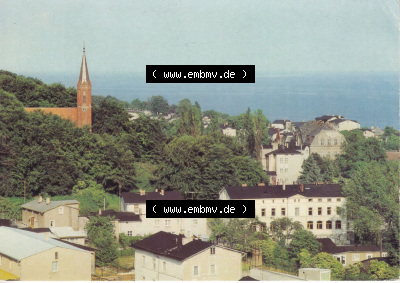 Ansichtskarte bzw. Postkarte aus DDR-Zeiten, Stadt Sassnitz im Norden der DDR Sammlung