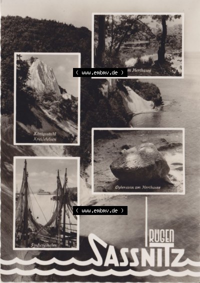 Ansichtskarte bzw. Postkarte aus DDR-Zeiten, Bezirk Rostock, Insel Rügen, Stubbenkammer der DDR Sammlung