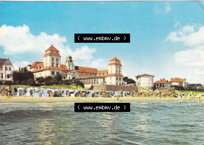 Ansichtskarte bzw. Postkarte in Farbe / Color aus DDR-Zeiten, Bezirk Rostock, Kreis Rügen Ostseebad Binz, unsortierte DDR-Sammlung Sammlung