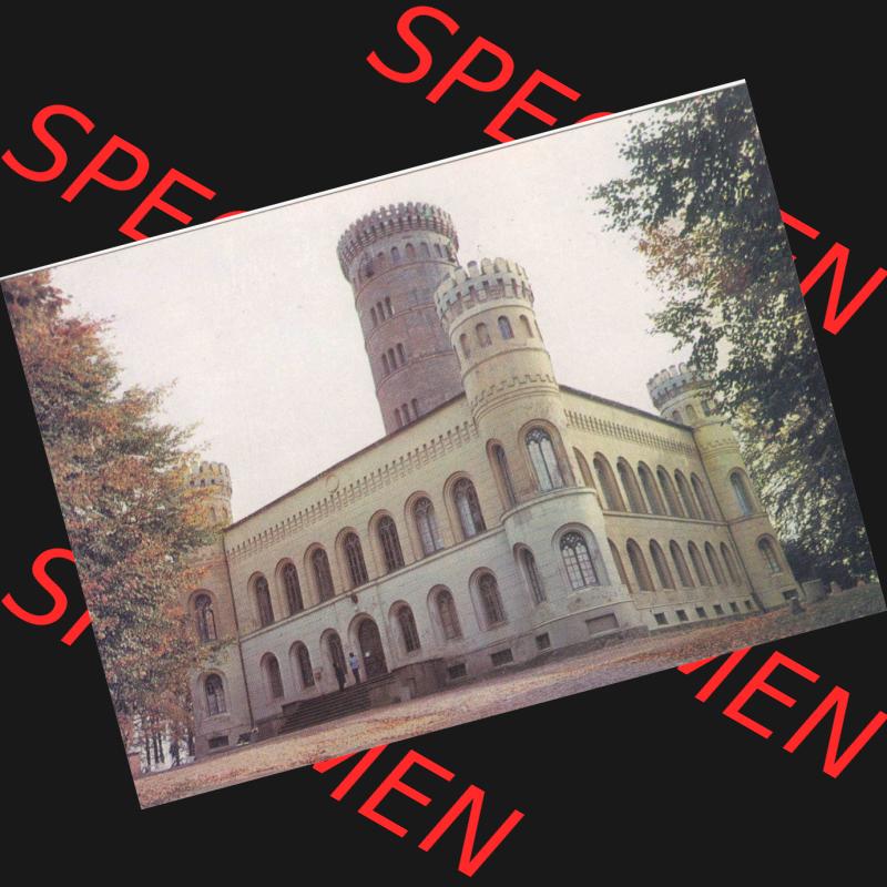 Ansichtskarte DDR Bezirk Rostock, Kreis Rügen, Jagdschloss Granitz Insel Rügen Jagdschloss Granitz. Ansichtskarte bzw. Postkarte aus DDR-Zeiten der Deutschen Demokratischen... Sammlung