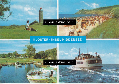 Ansichtskarte bzw. Postkarte aus DDR-Zeiten, Insel Hiddensee im Norden der DDR Sammlung