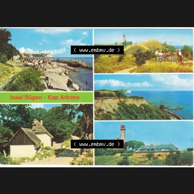Ansichtskarte DDR Bezirk Rostock, Kreis Rügen, Insel Rügen Kap Arkona. Ansichtskarte bzw. Postkarte aus DDR-Zeiten der Deutschen Demokratischen Republik vom Kap Arkona,... Sammlung