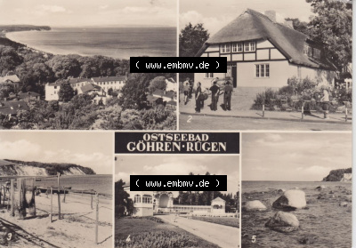 Ansichtskarte bzw. Postkarte aus DDR-Zeiten, Ostseebad Göhren im Norden der DDR Sammlung