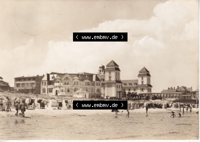Ansichtskarte bzw. Postkarte in s/w - schwarzweiß aus DDR-Zeiten, Bezirk Rostock, Kreis Rügen Ostseebad Binz, eine Binzer DDR-Sammlung Sammlung