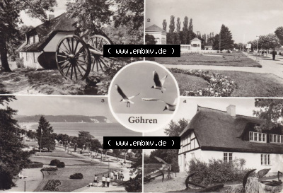 Ansichtskarte bzw. Postkarte aus DDR-Zeiten, Ostseebad Göhren im Norden der DDR Sammlung
