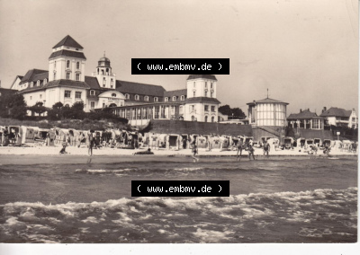 Ansichtskarte bzw. Postkarte in s/w - schwarzweiß aus DDR-Zeiten, Bezirk Rostock, Kreis Rügen Ostseebad Binz, eine Binzer DDR-Sammlung Sammlung