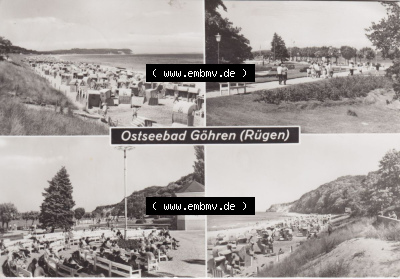 Ansichtskarte bzw. Postkarte aus DDR-Zeiten, Ostseebad Göhren im Norden der DDR Sammlung