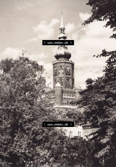 Ansichtskarte bzw. Postkarte in schwarzweiß - s/w aus DDR-Zeiten, Bezirk Rostock, Kreis Greifswald, unsortierte DDR-Sammlung Sammlung