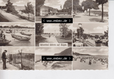Ansichtskarte bzw. Postkarte aus DDR-Zeiten, Ostseebad Göhren im Norden der DDR Sammlung