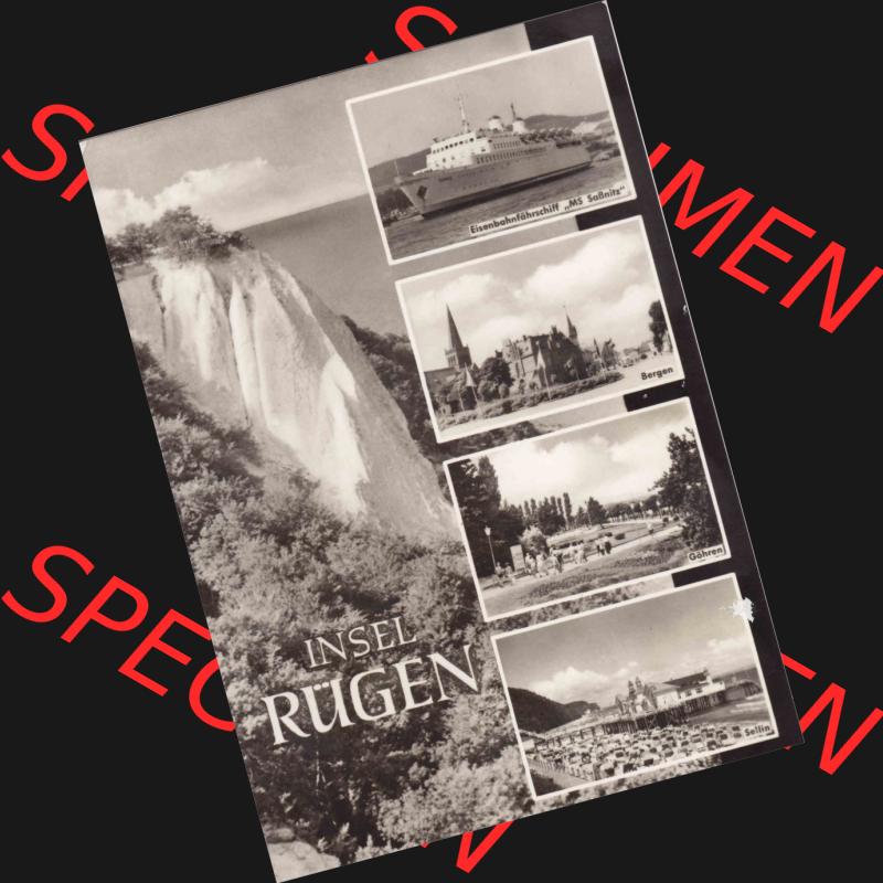 Ansichtskarte DDR Bezirk Rostock, Kreis Rügen, mit Insel Rügen allgemeiner Ansichtskarte: Insel Rügen allgemein. Ansichtskarte bzw. Postkarte aus DDR-Zeiten... Sammlung