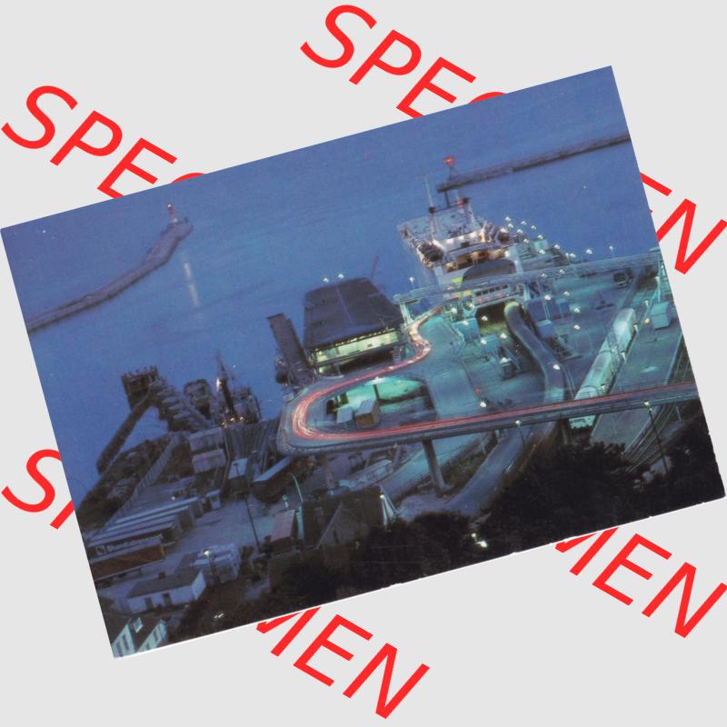 Ansichtskarte DDR Bezirk Rostock, Kreis Rügen, Stadt Sassnitz Postkarte in Farbe Saßnitz auf Rügen, Fährhafen bei Nacht. Ansichtskarte bzw. Postkarte... Sammlung