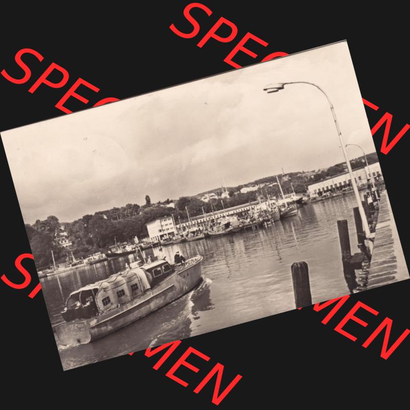Ansichtskarte DDR Bezirk Rostock, Kreis Rügen, Stadt Sassnitz 1965, Ostseestadt Saßnitz, Fischereihafen. Ansichtskarte bzw. Postkarte aus DDR-Zeiten der... Sammlung