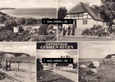 Ansichtskarte bzw. Postkarte aus DDR-Zeiten, Ostseebad Göhren im Norden der DDR Sammlung