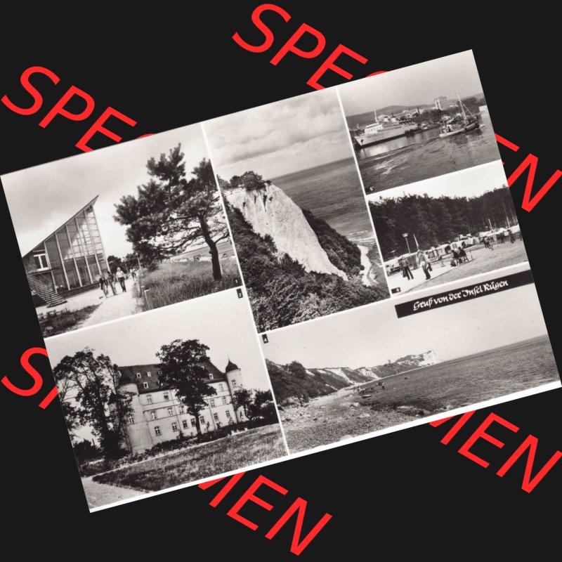 Ansichtskarte DDR Bezirk Rostock, Kreis Rügen, mit Insel Rügen allgemeiner Ansichtskarte: Glowe, Scloß Spyker, Stubbenkammer. Ansichtskarte bzw.... Sammlung