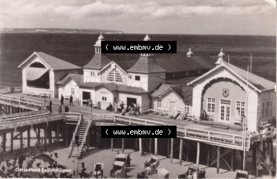 Ansichtskarte bzw. Postkarte aus DDR-Zeiten, Bezirk Rostock, Insel Rügen, Ostseebad Sellin der DDR Sammlung