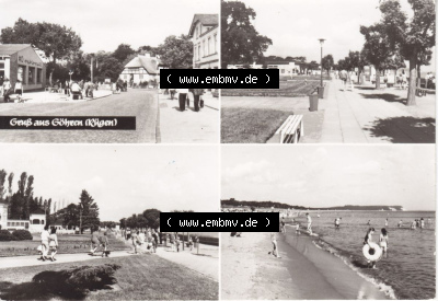 Ansichtskarte DDR Bezirk Rostock, Kreis Rügen, Ostseebad Göhren: 1981, Gruß aus Göhren (Rügen) Sammlung