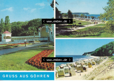 Ansichtskarte bzw. Postkarte aus DDR-Zeiten, Ostseebad Göhren im Norden der DDR Sammlung