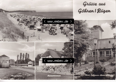 Ansichtskarte bzw. Postkarte aus DDR-Zeiten, Ostseebad Göhren im Norden der DDR Sammlung