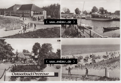 Ansichtskarte bzw. Postkarte in s/w - schwarzweiß aus DDR-Zeiten, Bezirk Rostock, Kreis Ribnitz-Damgarten Ostseebad Prerow der... Sammlung