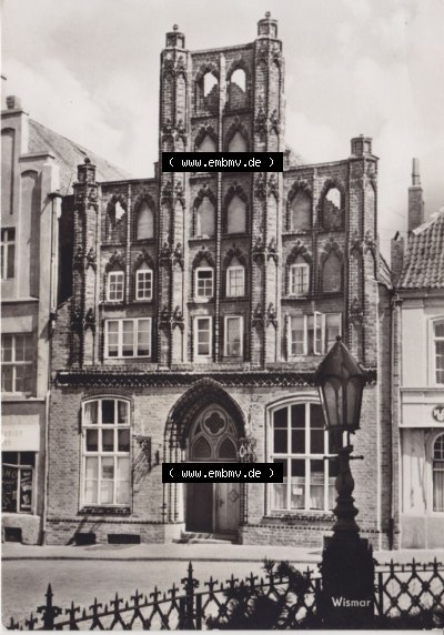 Historische Gaststätte Alter Schwede, Ansichtskarte bzw. Postkarte aus DDR-Zeiten, DDR Bezirk Rostock, Kreis Wismar, Stadt Wismar... Sammlung