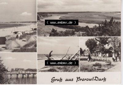 Ansichtskarte bzw. Postkarte in s/w - schwarzweiß aus DDR-Zeiten, Bezirk Rostock, Kreis Ribnitz-Damgarten Ostseebad Prerow der... Sammlung