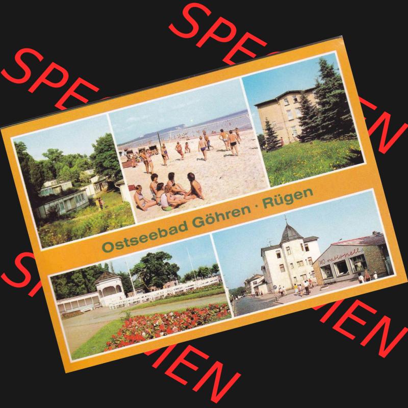Ansichtskarte DDR Bezirk Rostock, Kreis Rügen, Insel Rügen allgemein, in Farbe - Color DDR, Ostseebad Göhren. Ansichtskarte bzw. Postkarte in Farbe... Sammlung