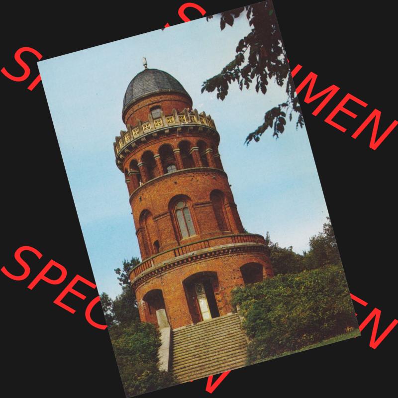 Ansichtskarte DDR Bezirk Rostock, Kreis Rügen, Stadt Bergen auf Rügen Auf dem Rugard, Moritz-Arndt-Turm. Ansichtskarte bzw. Postkarte aus DDR-Zeiten der Deutschen... Sammlung