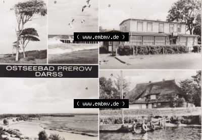 Ansichtskarte bzw. Postkarte in s/w - schwarzweiß aus DDR-Zeiten, Bezirk Rostock, Kreis Ribnitz-Damgarten Ostseebad Prerow der... Sammlung