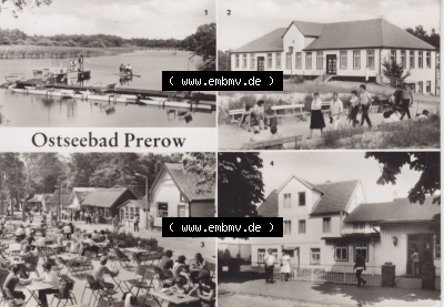 Ansichtskarte bzw. Postkarte in s/w - schwarzweiß aus DDR-Zeiten, Bezirk Rostock, Kreis Ribnitz-Damgarten Ostseebad Prerow der... Sammlung