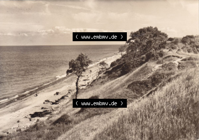 Ansichtskarte bzw. Postkarte in s/w - schwarzweiß aus DDR-Zeiten, Bezirk Rostock, Kreis Bad Doberan, Ostseebad Rerik der DDR Sammlung