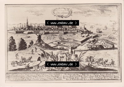 Ansichtskarten DDR Bezirk Rostock, Stadtkreis Stralsund, Hansestadt Stralsund, Stralsund - Frankenseite (1) Sammlung