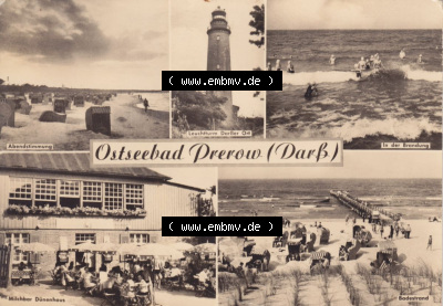 Ansichtskarte bzw. Postkarte in s/w - schwarzweiß aus DDR-Zeiten, Bezirk Rostock, Kreis Ribnitz-Damgarten Ostseebad Prerow der... Sammlung