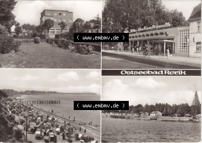 Ansichtskarte bzw. Postkarte in s/w - schwarzweiß aus DDR-Zeiten, Bezirk Rostock, Kreis Bad Doberan, Ostseebad Rerik der DDR Sammlung