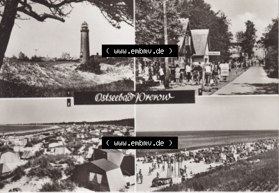 Ansichtskarte bzw. Postkarte in s/w - schwarzweiß aus DDR-Zeiten, Bezirk Rostock, Kreis Ribnitz-Damgarten Ostseebad Prerow der... Sammlung