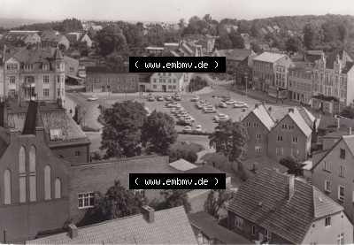 Ansichtskarte bzw. Postkarte aus DDR-Zeiten, Bezirk Rostock, Insel Rügen, Stadt Bergen der DDR Sammlung