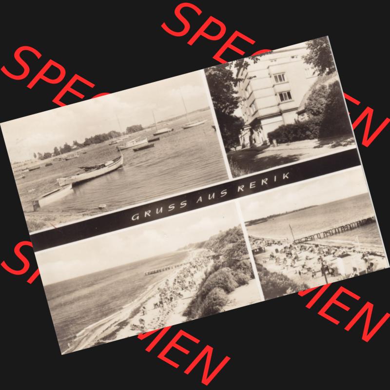 Ansichtskarte DDR Bezirk Rostock, Kreis Bad Doberan, Ostseebad, Stadt Rerik in s/w / schwarzweiß Walter Werner KG-Verlag Markkleeberg Leipzig. Ansichtskarte bzw.... Sammlung