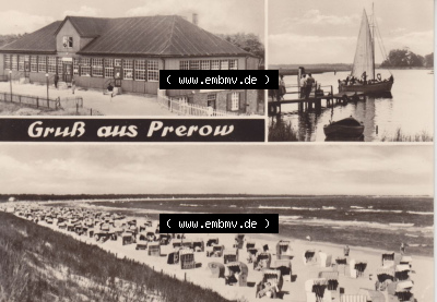 Ansichtskarte bzw. Postkarte in s/w - schwarzweiß aus DDR-Zeiten, Bezirk Rostock, Kreis Ribnitz-Damgarten Ostseebad Prerow der... Sammlung