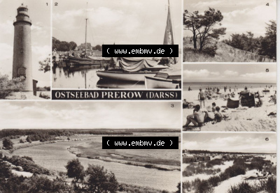 Ansichtskarte bzw. Postkarte in s/w - schwarzweiß aus DDR-Zeiten, Bezirk Rostock, Kreis Ribnitz-Damgarten Ostseebad Prerow der... Sammlung