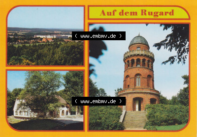 Ansichtskarte bzw. Postkarte aus DDR-Zeiten, Bezirk Rostock, Insel Rügen, Stadt Bergen der DDR Sammlung