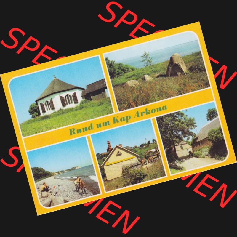 Ansichtskarte DDR Bezirk Rostock, Kreis Rügen - Kap Arkona Rund um Kap Arkona. Ansichtskarte bzw. Postkarte in Farbe aus DDR-Zeiten der Deutschen Demokratischen Republik vom Bezirk... Sammlung