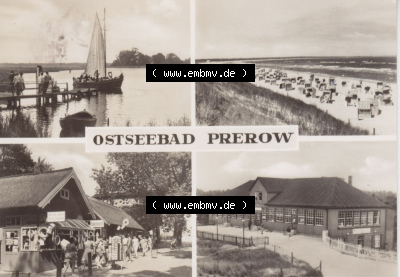 Ansichtskarte bzw. Postkarte in s/w - schwarzweiß aus DDR-Zeiten, Bezirk Rostock, Kreis Ribnitz-Damgarten Ostseebad Prerow der... Sammlung